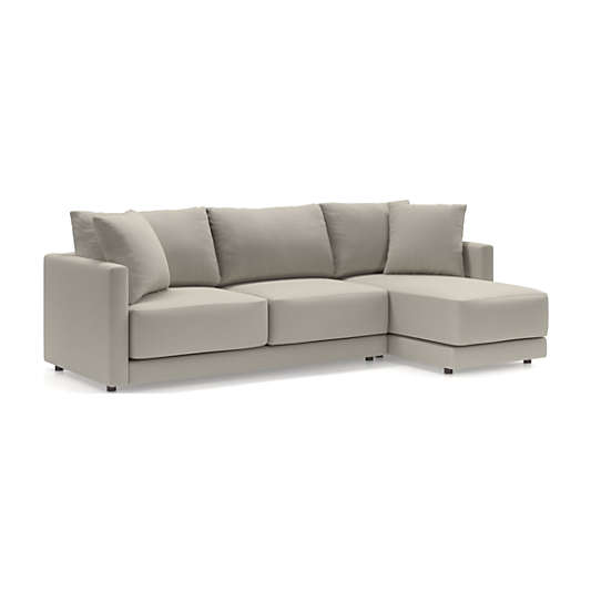 Gather 2-Piece Apartment Sectional Sofa with Right-Arm Chaise