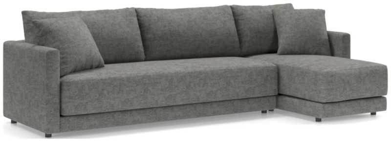 Gather 2-Piece Chaise Bench Sectional Sofa - image 0 of 13