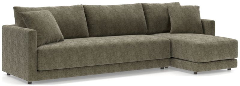 Gather 2-Piece Chaise Bench Sectional Sofa - image 0 of 12