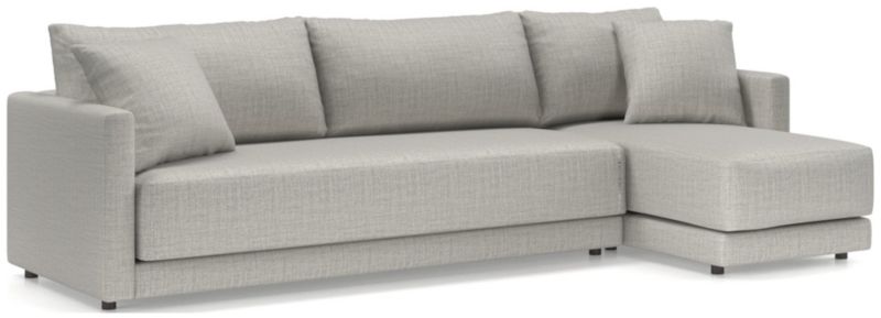 Gather 2-Piece Chaise Bench Sectional Sofa - image 0 of 12