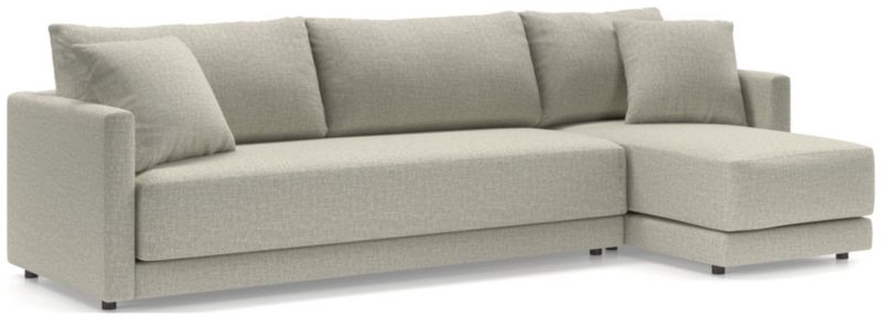 Gather 2-Piece Chaise Bench Sectional Sofa - image 0 of 12