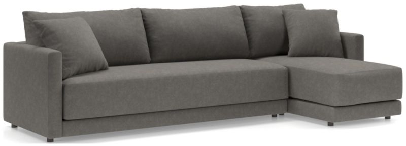 Gather 2-Piece Chaise Bench Sectional Sofa - image 0 of 12