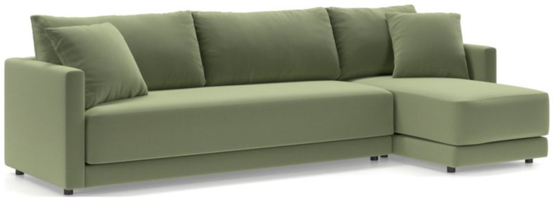 Gather 2-Piece Chaise Bench Sectional Sofa - image 0 of 12