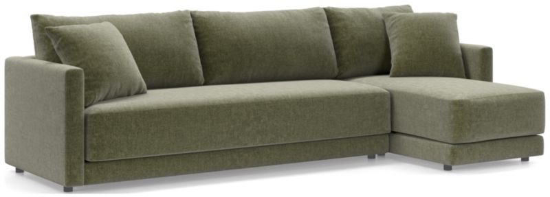 Gather 2-Piece Chaise Bench Sectional Sofa - image 0 of 12