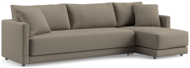 Gather 2-Piece Chaise Bench Sectional Sofa - image 0 of 12