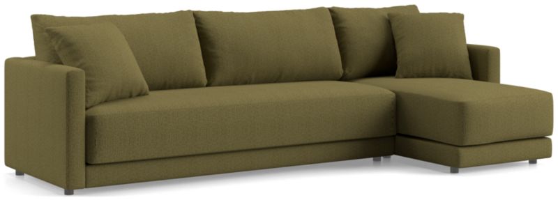 Gather 2-Piece Chaise Bench Sectional Sofa - image 0 of 12