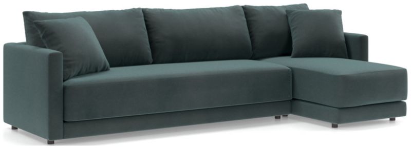 Gather 2-Piece Chaise Bench Sectional Sofa - image 0 of 12