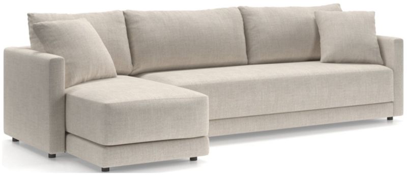 Gather 2-Piece Chaise Bench Sectional Sofa - image 0 of 13