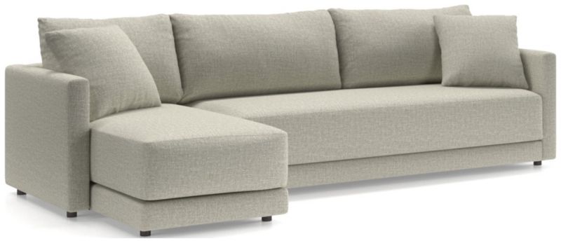 Gather 2-Piece Chaise Bench Sectional Sofa - image 0 of 12