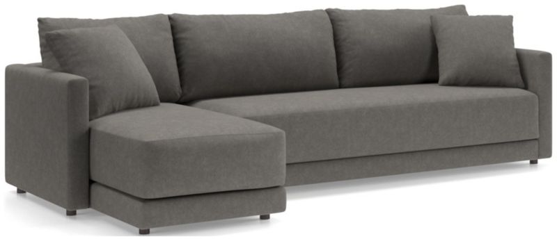 Gather 2-Piece Chaise Bench Sectional Sofa - image 0 of 12