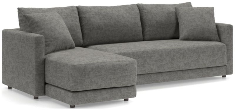 Gather 2-Piece Chaise Apartment Bench Sectional Sofa - image 0 of 13