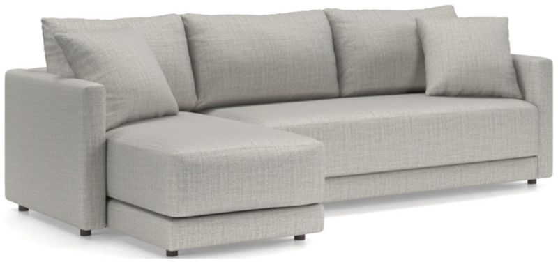 Gather 2-Piece Chaise Apartment Bench Sectional Sofa - image 0 of 12