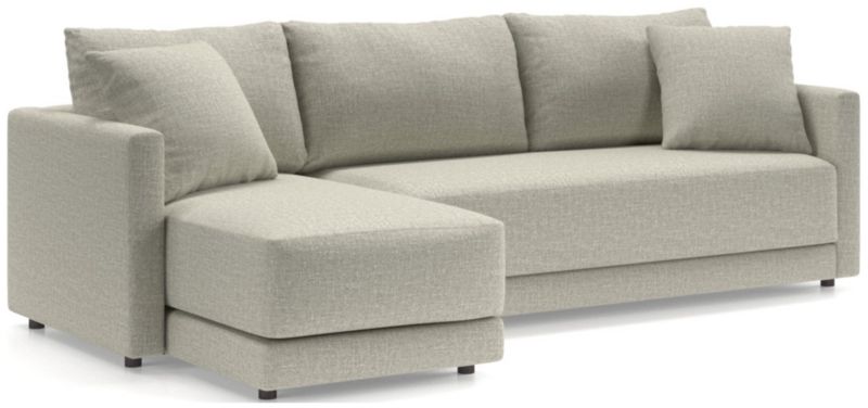 Gather 2-Piece Chaise Apartment Bench Sectional Sofa - image 0 of 12