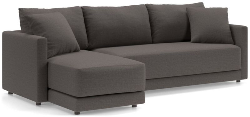 Gather 2-Piece Chaise Apartment Bench Sectional Sofa - image 0 of 12