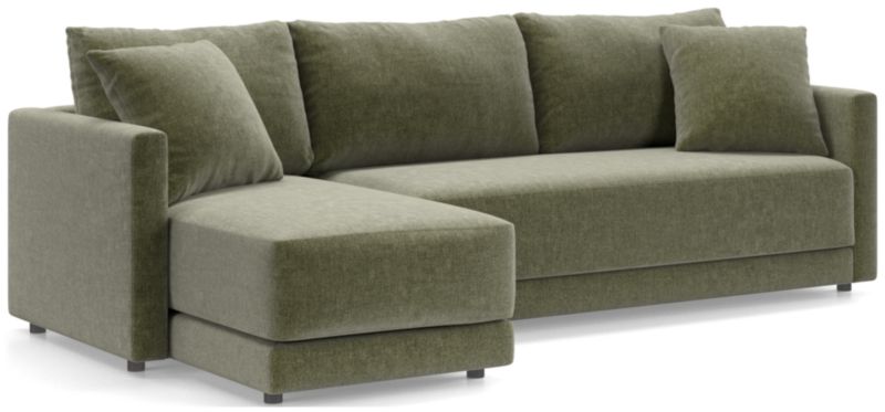 Gather 2-Piece Chaise Apartment Bench Sectional Sofa - image 0 of 12