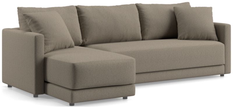 Gather 2-Piece Chaise Apartment Bench Sectional Sofa - image 0 of 12