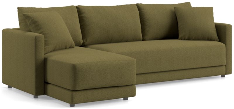 Gather 2-Piece Chaise Apartment Bench Sectional Sofa - image 0 of 12