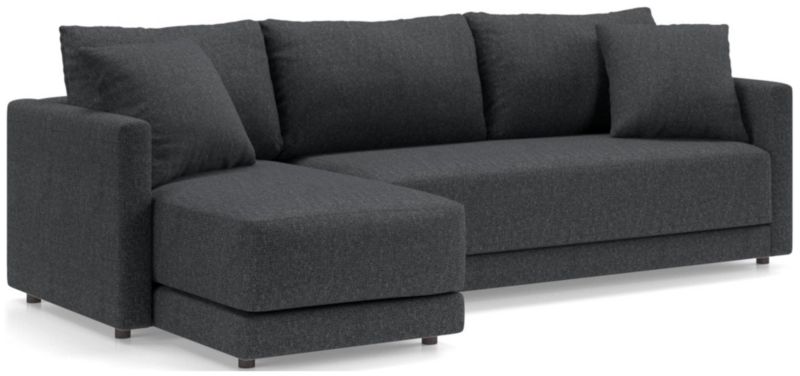 Gather 2-Piece Chaise Apartment Bench Sectional Sofa - image 0 of 12