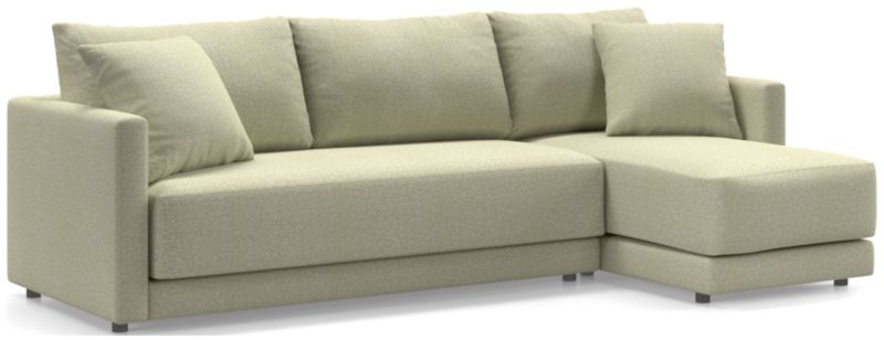 Gather 2-Piece Chaise Apartment Bench Sectional - image 0 of 12