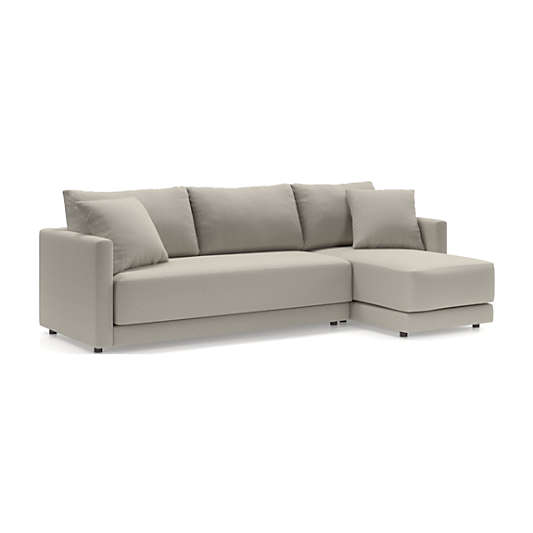 Gather 2-Piece Chaise Apartment Bench Sectional