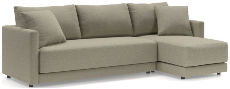 Gather 2-Piece Chaise Apartment Bench Sectional - image 0 of 12