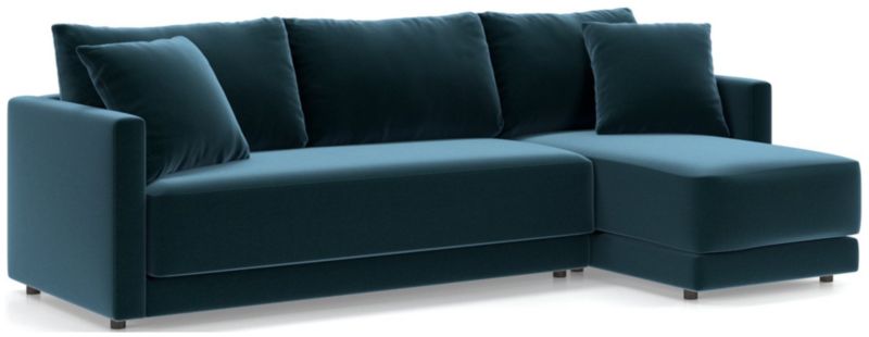 Gather 2-Piece Chaise Apartment Bench Sectional - image 0 of 12