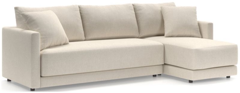 Gather 2-Piece Chaise Apartment Bench Sectional - image 0 of 13