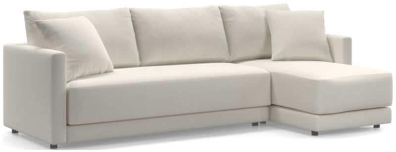 Gather 2-Piece Chaise Apartment Bench Sectional - image 0 of 12