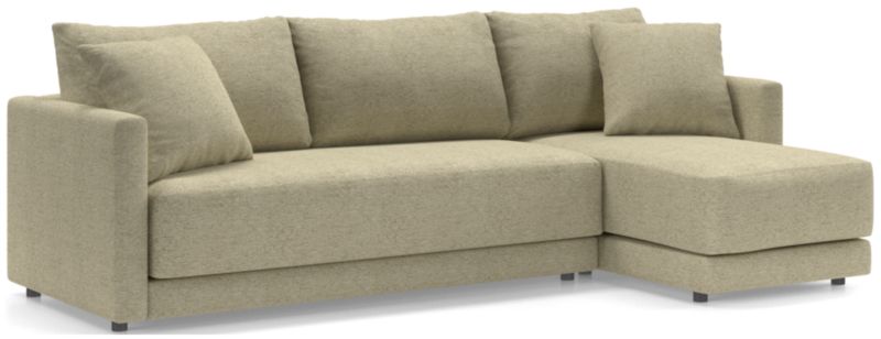 Gather 2-Piece Chaise Apartment Bench Sectional - image 0 of 12