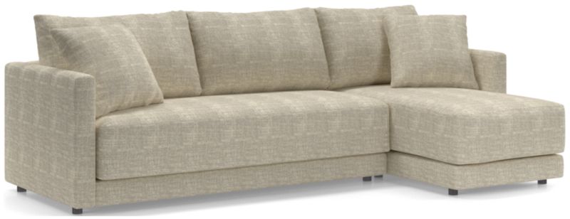 Gather 2-Piece Chaise Apartment Bench Sectional - image 0 of 12