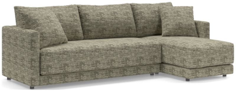 Gather 2-Piece Chaise Apartment Bench Sectional - image 0 of 12