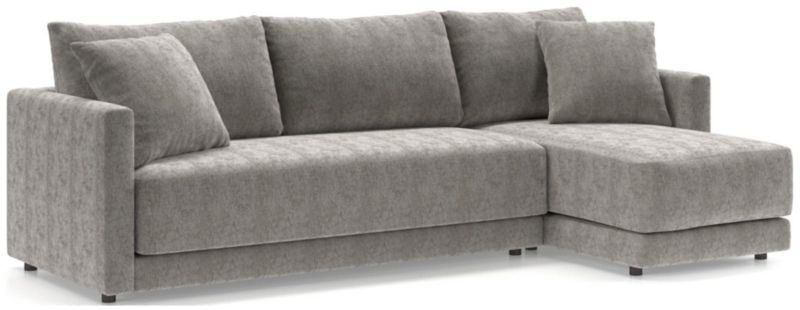 Gather 2-Piece Chaise Apartment Bench Sectional - image 0 of 12