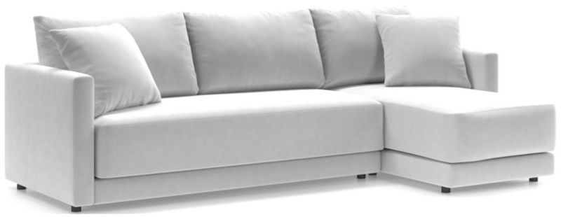 Gather 2-Piece Chaise Apartment Bench Sectional - image 0 of 12