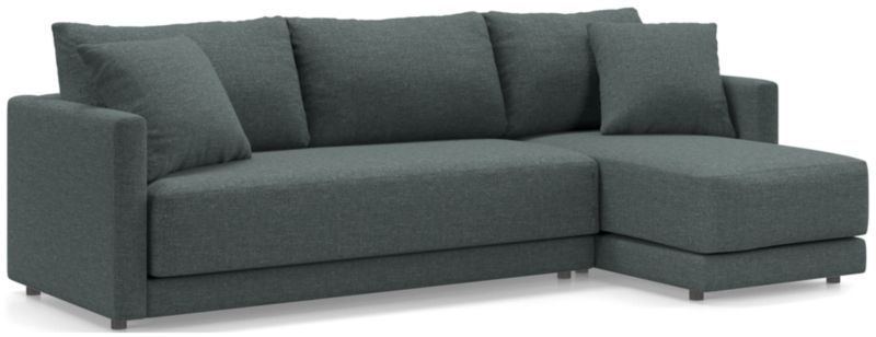 Gather 2-Piece Chaise Apartment Bench Sectional - image 0 of 12