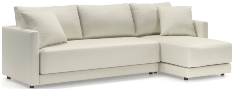 Gather 2-Piece Chaise Apartment Bench Sectional - image 0 of 12