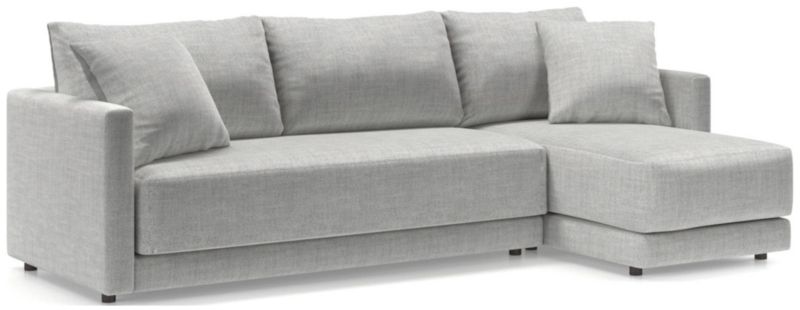 Gather 2-Piece Chaise Apartment Bench Sectional - image 0 of 13