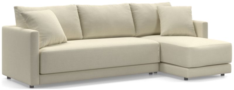 Gather 2-Piece Chaise Apartment Bench Sectional - image 0 of 12