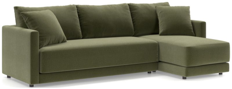 Gather 2-Piece Chaise Apartment Bench Sectional - image 0 of 12