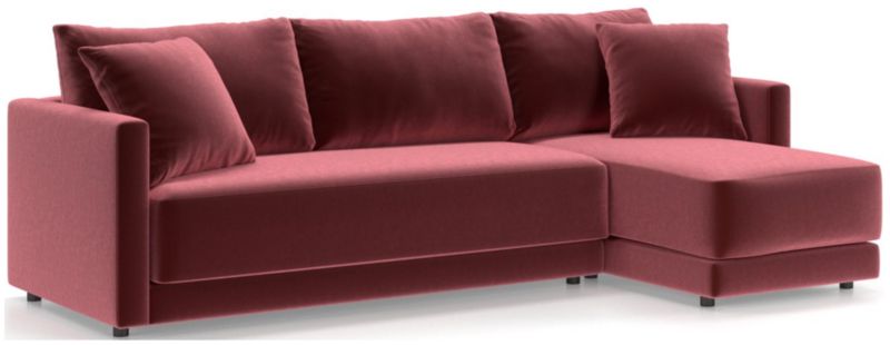 Gather 2-Piece Chaise Apartment Bench Sectional - image 0 of 12