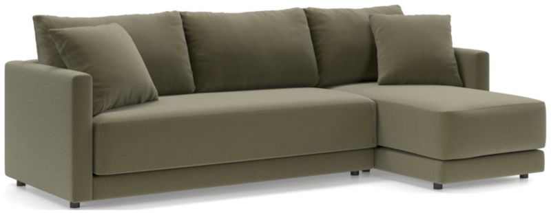 Gather 2-Piece Chaise Apartment Bench Sectional - image 0 of 12