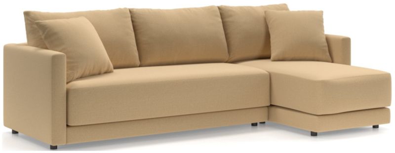 Gather 2-Piece Chaise Apartment Bench Sectional - image 0 of 12