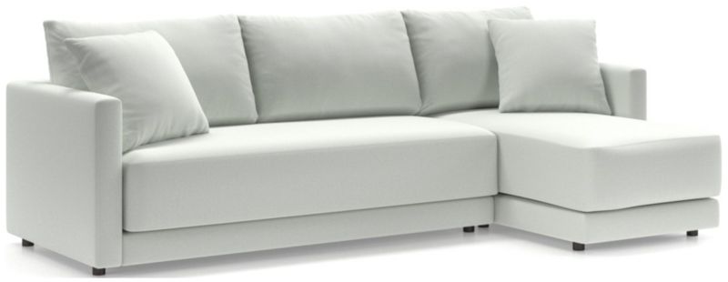 Gather 2-Piece Chaise Apartment Bench Sectional - image 0 of 12