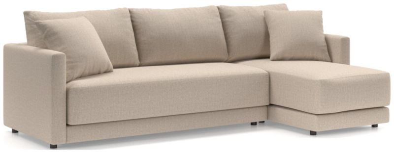 Gather 2-Piece Chaise Apartment Bench Sectional - image 0 of 12