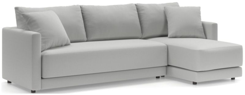 Gather 2-Piece Chaise Apartment Bench Sectional - image 0 of 12