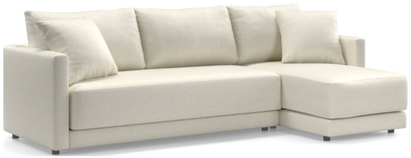 Gather 2-Piece Chaise Apartment Bench Sectional - image 0 of 12