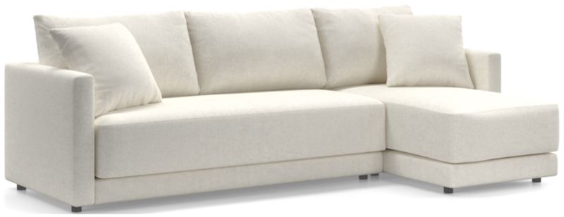 Gather 2-Piece Chaise Apartment Bench Sectional - image 0 of 12