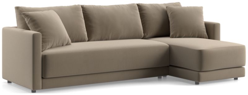 Gather 2-Piece Chaise Apartment Bench Sectional - image 0 of 12