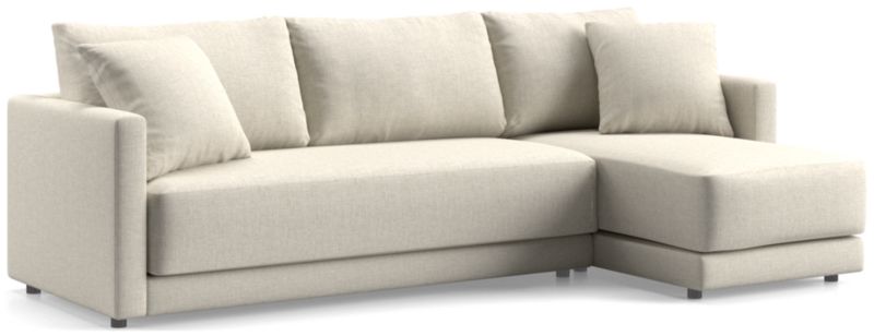 Gather 2-Piece Chaise Apartment Bench Sectional - image 0 of 12