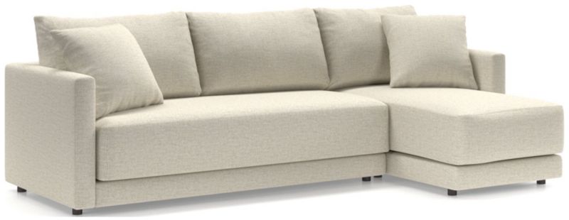 Gather 2-Piece Chaise Apartment Bench Sectional - image 0 of 12