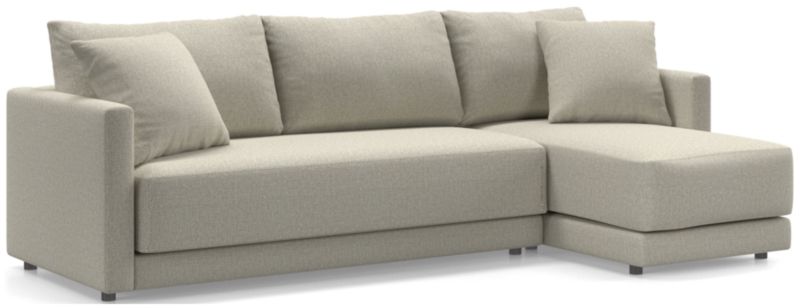 Gather 2-Piece Chaise Apartment Bench Sectional - image 0 of 12